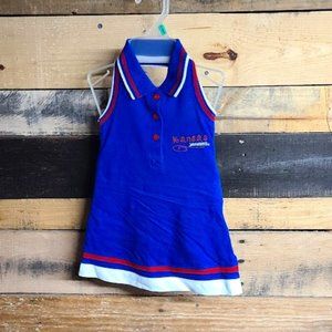 KU Kansas JAWHAWKS sundress 12 months new
